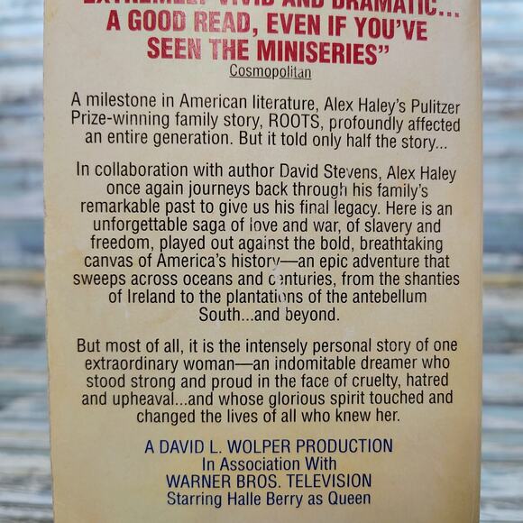 Queen by Alex Haley Vtg 1993 Avon Paperback Novel 1st Ed Print *Acceptable* - Picture 3 of 14